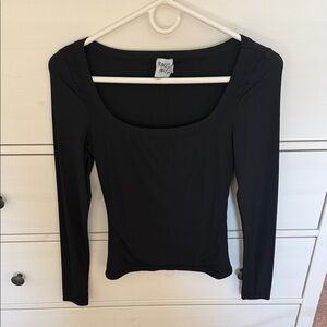Princess Polly Arthie Long Sleeve Top Black